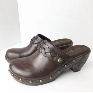 NWOB SZ 6 Lindsay Phillips Karin Leather Mule Clog